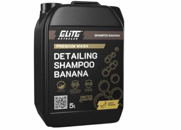 Elite-Detailer-Shampoo-Banana-5L---mocno-pieniący-szampon,-bezpieczny-dla-wosków
