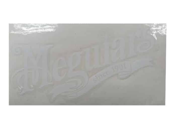 Meguiars Sticker White