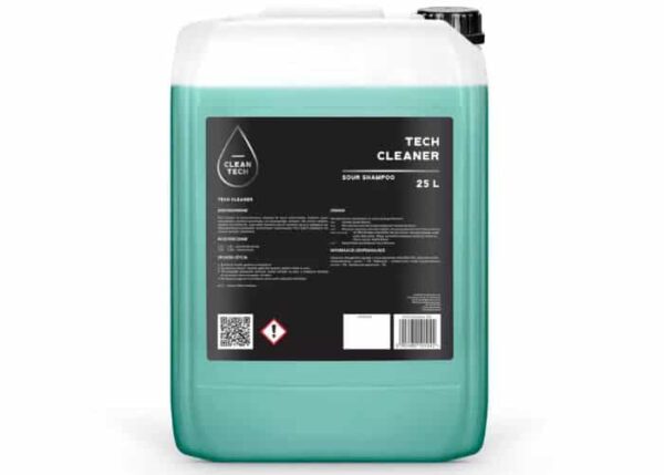 CleanTech-Company-Tech-Cleaner-25L---kwaśny-szampon-do-samochodu,-odtyka-powłoki,-aktywna-piana-Pre-Wash