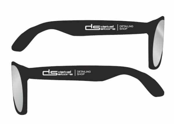 Okulary przeciwsłoneczne Detail Store - uniwersalny rozmiar, czarny kolor w połysku