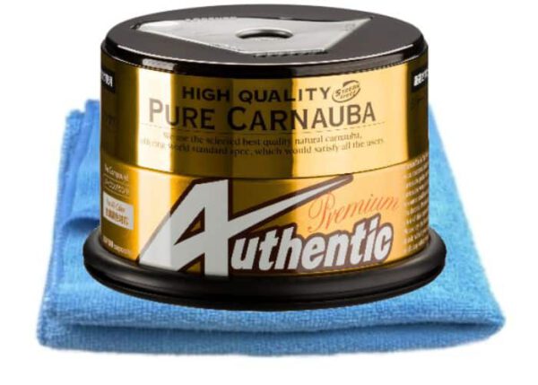 SOFT99-Authentic-Premium---naturalny-skład,-uniersalny,-twardy-wosk-bogaty-w-Carnauba,-niesamowity-połysk-i-śliskość-lakieru