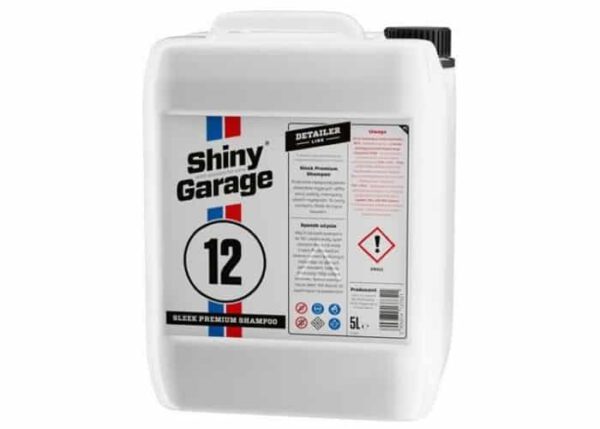 Shiny-Garage-Sleek-Premium-Shampoo-5L---doskonały,-śliski-szampon-do-mycia-samochodu,-gęsta-piana
