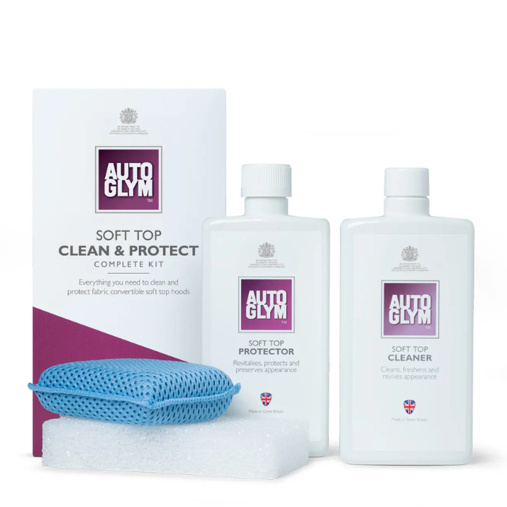 AUTOGLYM Soft Top Clean & Protect Complete Kit – Profesjonalny zestaw do czyszczenia i impregnacji dachów kabrioletów - obrazek 2