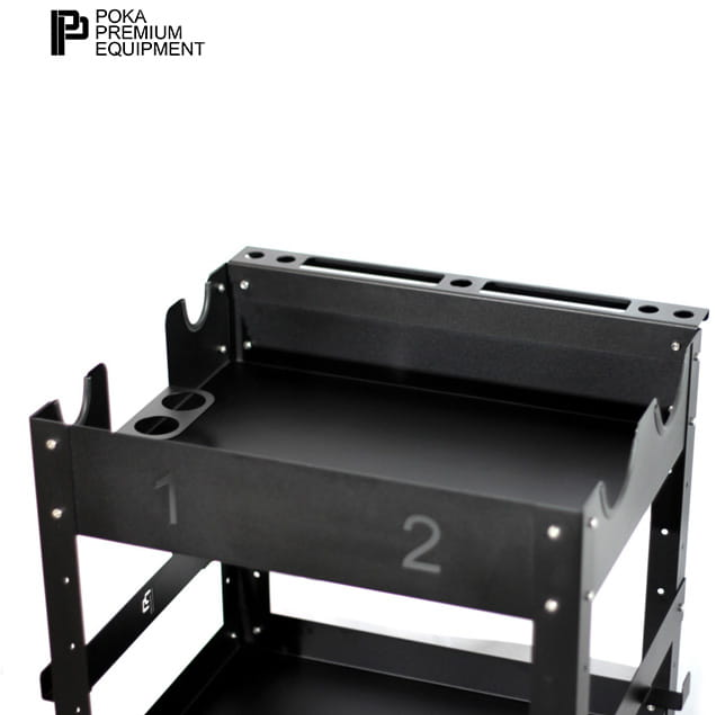 POKA PREMIUM WD_PRO - profesjonalny wózek do autodetailingu i studia detailingowego - obrazek 4