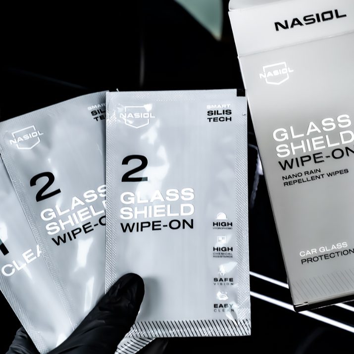 Nasiol GlasShield Wipe On Nano Rain Repellent Wipes