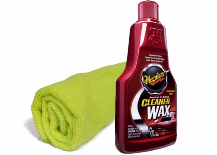 Meguiar's-Cleaner-Wax-Liquid-473ml---wosk-czyszczący-w-wersji-płynnej,-usuwa-zarysowania-i-wygładza-lakier-+-mikrofibra-gratis