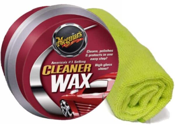 Meguiar's-Cleaner-Wax-Paste-311g---naturalny-wosk-czyszczący-w-paście,-efekt-wygładzenia-+-mikrofibra-gratis