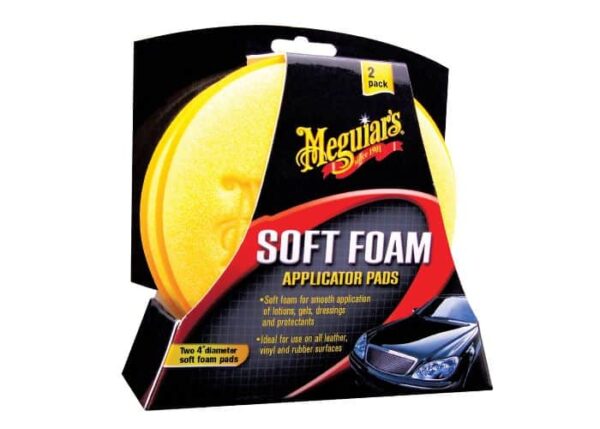 Meguiar's-Soft-Foam-2pack-aplikator-do-wosków,-słoneczko