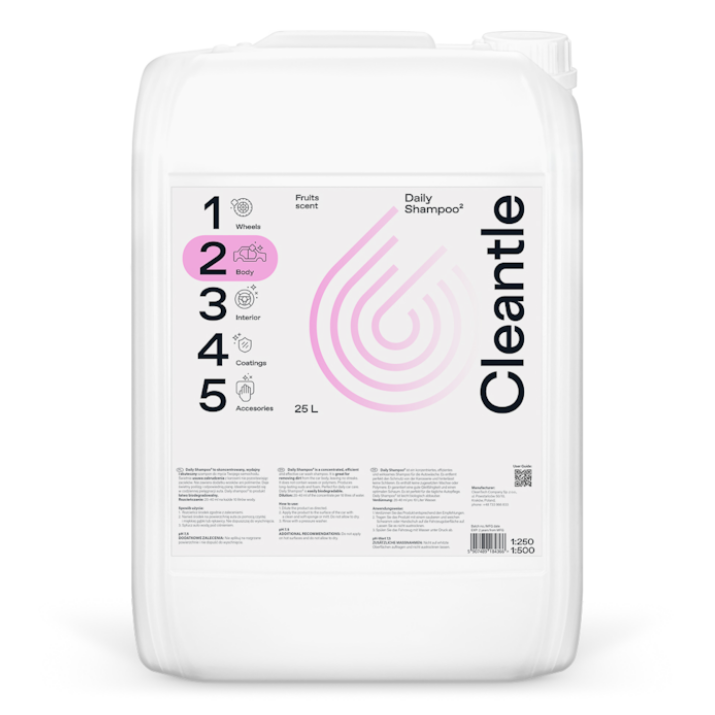 cleantle daily shampoo 25L