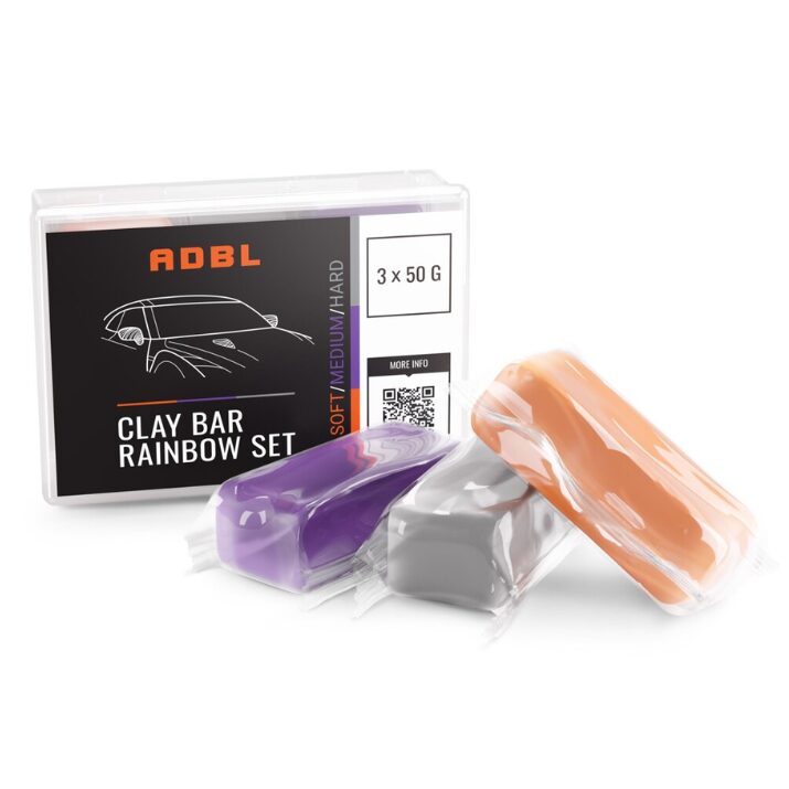 ADBL CLAY BAR RAINBOW SET 50 g 3szt