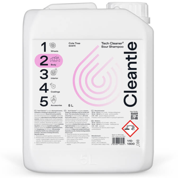 CLEANTLE Tech Cleaner2 Sour Shampoo 5L