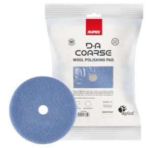 RUPES DA Coarse Wool Polishing Pad 80mm 9.NW80H - agresywna wełna polerska
