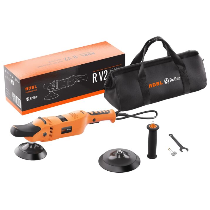 ADBL ROLLER R V2 + B - nowa maszyna polerska, ROTACJA, dwa talerze i torba - obrazek 2
