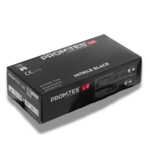 PROMATES L-9 nitrylowe czarne BLACK