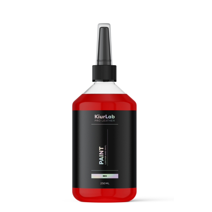 KiurLab Pro Leather And Vinyl Paint RED czerwona 250ml