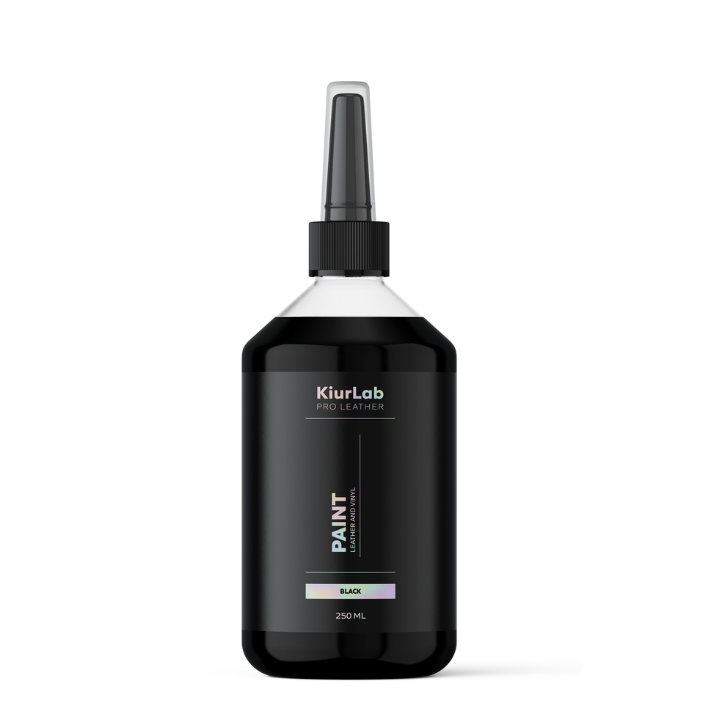 KiurLab Pro Leather And Vinyl Paint black czarna 250ml