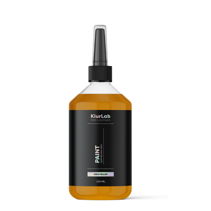 KiurLab Pro Leather And Vinyl Paint gold-yellow złota 250ml