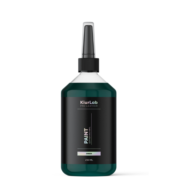 KiurLab Pro Leather And Vinyl Paint green zielona 250ml
