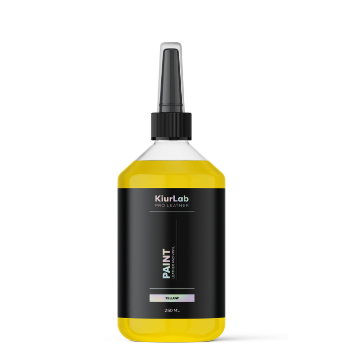 KiurLab Pro Leather And Vinyl Paint yellow żółta 250ml