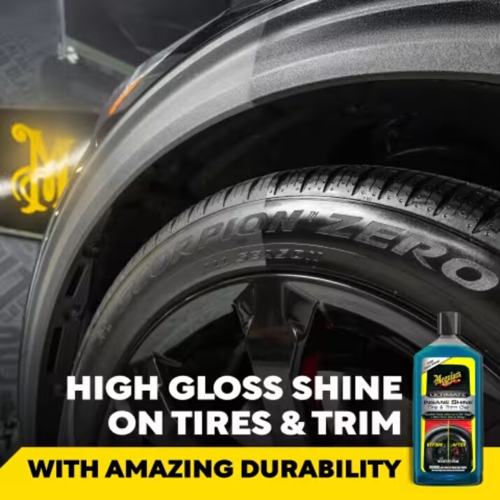 Meguiar's Ultimate Insane Shine Tire Spray 473ml – Ekspresowy spray do ekstremalnego nabłyszczania opon - obrazek 5