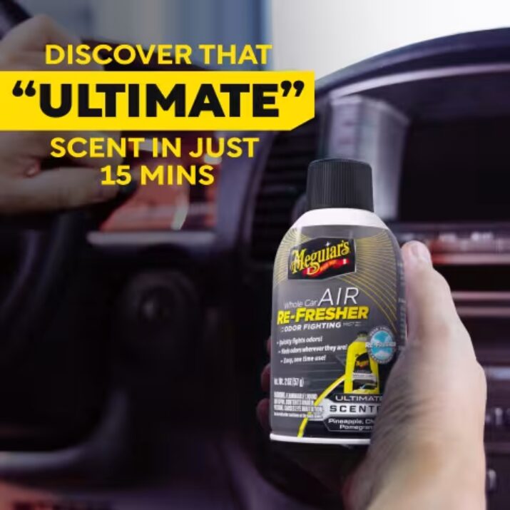 Meguiar's Whole Car Air Re-Fresher Ultimate Scent – Granat do trwałego odświeżania wnętrza i klimatyzacji - obrazek 5