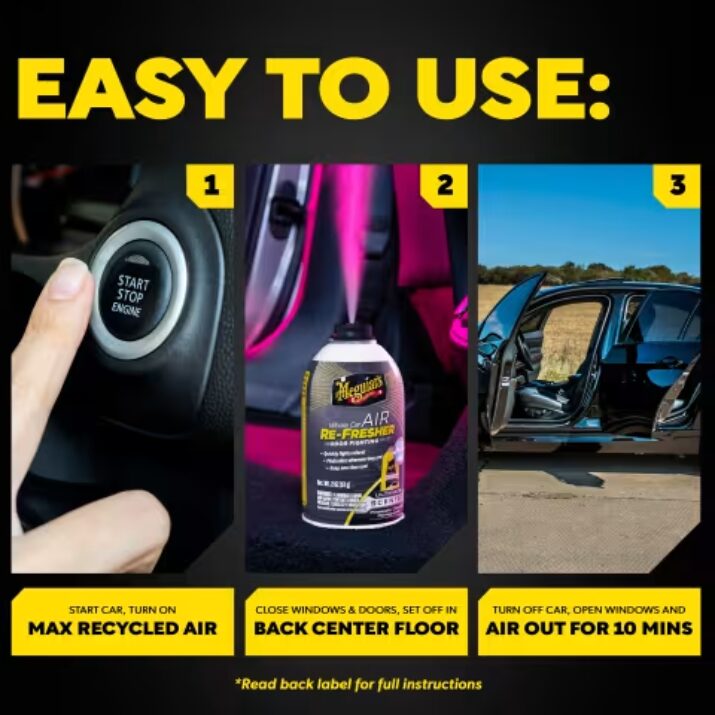 Meguiar's Whole Car Air Re-Fresher Ultimate Scent – Granat do trwałego odświeżania wnętrza i klimatyzacji - obrazek 2